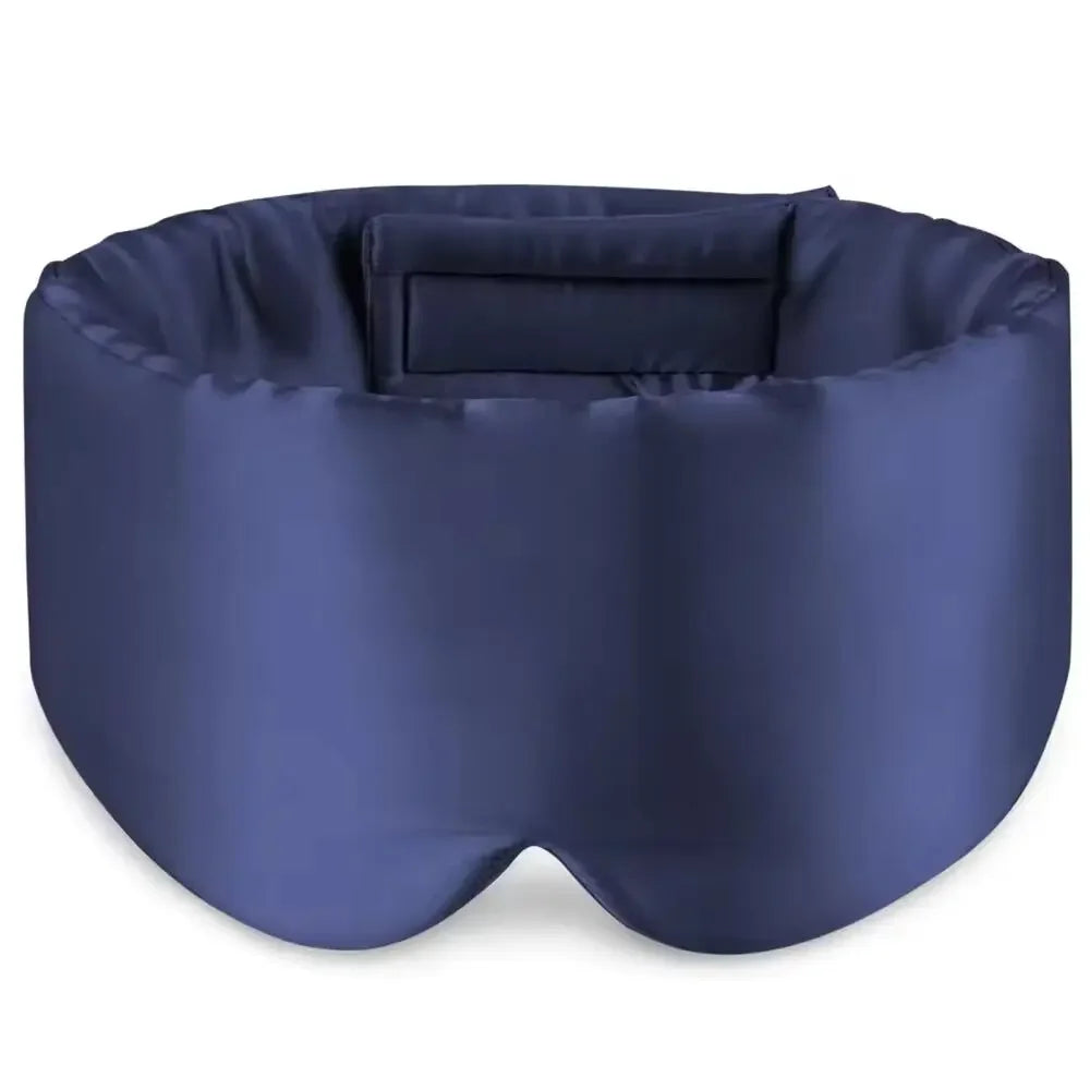 Masque de sommeil 100% soie de mûrier, cache-yeux bloquant la lumière, masque pour les yeux pour les voyages et les siestes, masque de sommeil rembourré doux, Slaapmasker