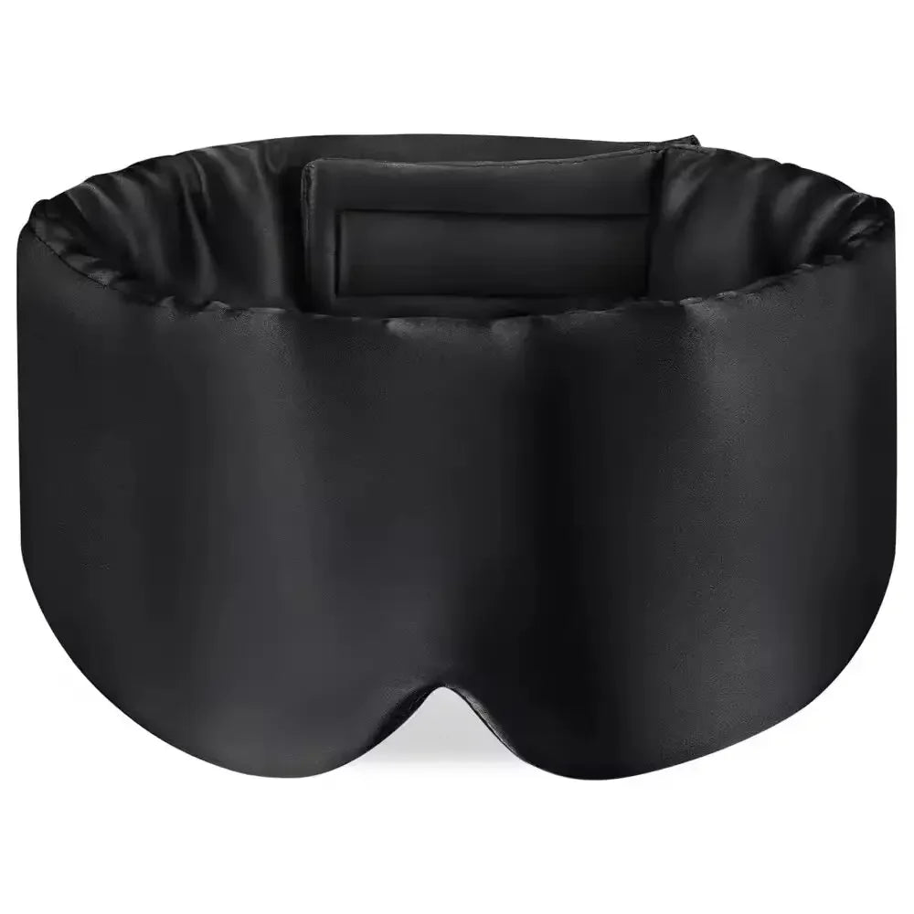 Masque de sommeil 100% soie de mûrier, cache-yeux bloquant la lumière, masque pour les yeux pour les voyages et les siestes, masque de sommeil rembourré doux, Slaapmasker