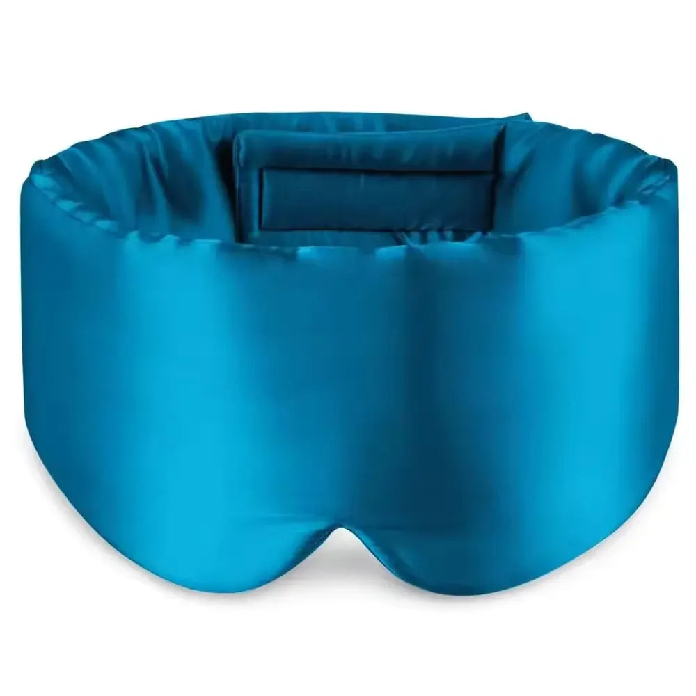 Masque de sommeil 100% soie de mûrier, cache-yeux bloquant la lumière, masque pour les yeux pour les voyages et les siestes, masque de sommeil rembourré doux, Slaapmasker