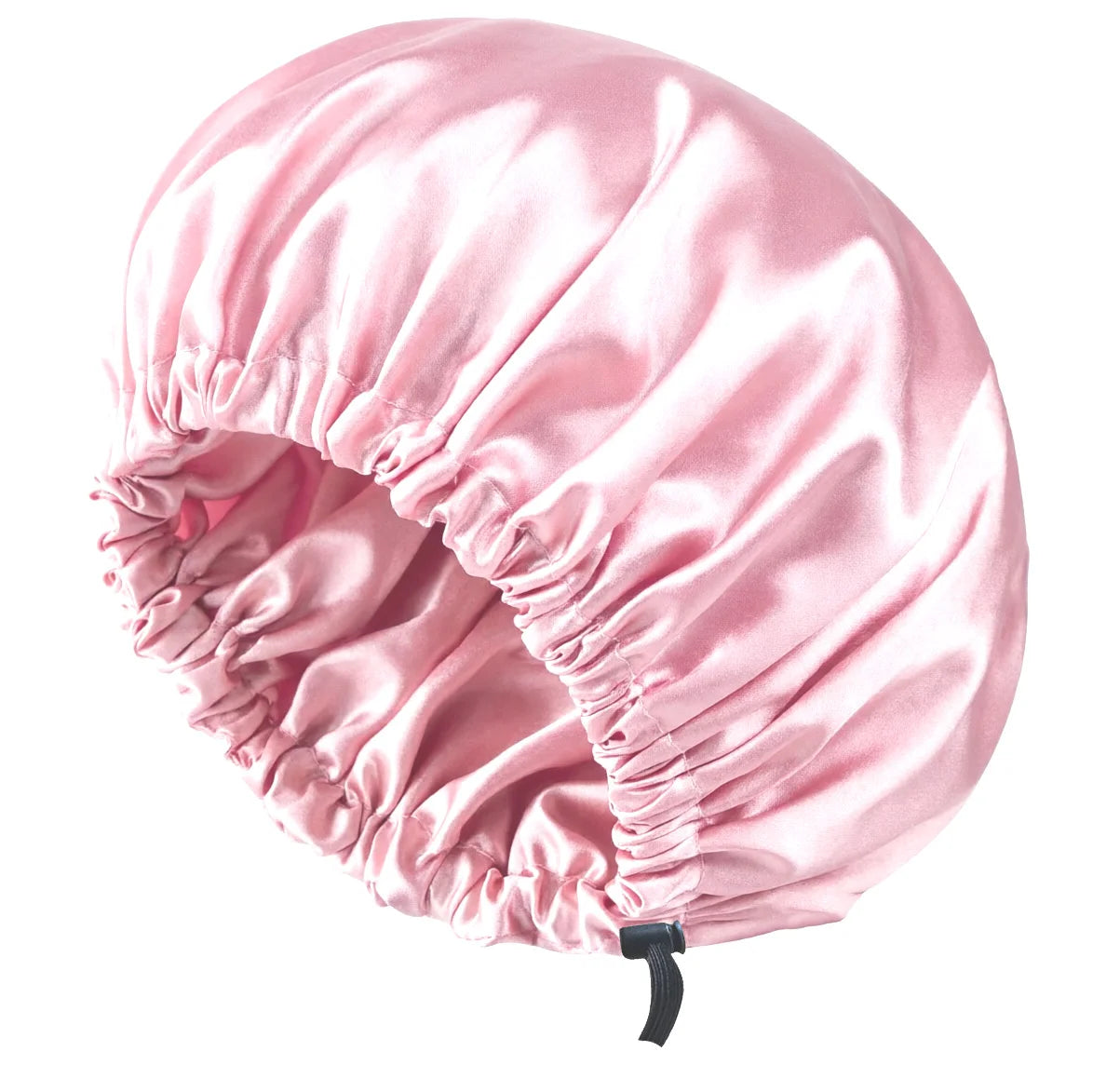 Bonnet de nuit 100% soie de mûrier pour femmes, bonnet en soie ajustable, grand bonnet de sommeil pour cheveux bouclés naturels et tresses